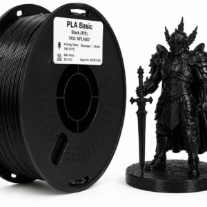 فلمنت pla اسود 1.75mm وزن 1 كجم