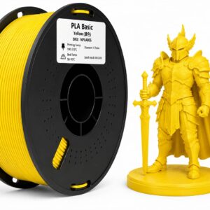 فلمنت pla اصفر 1.75mm وزن 1 كجم